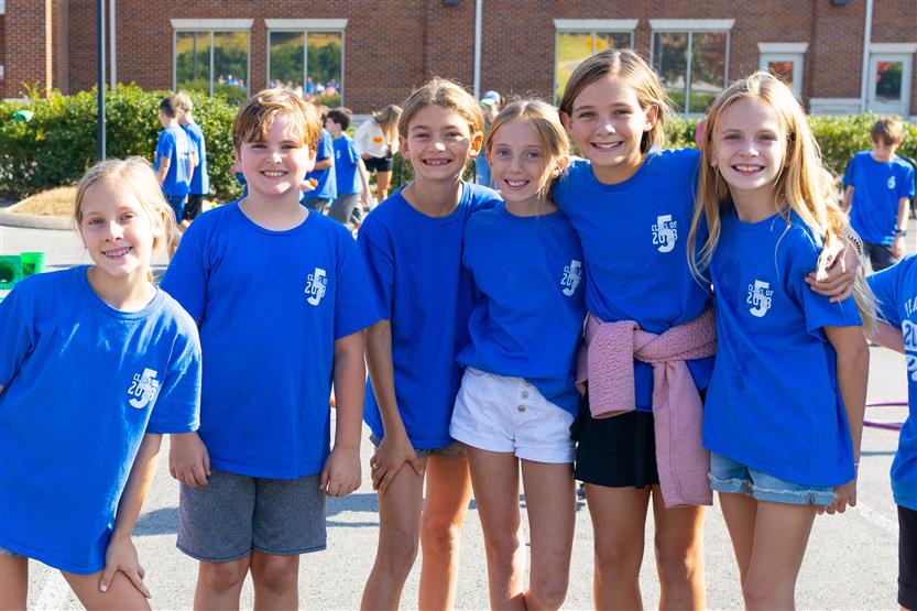 Students participate in field day